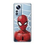 ERT GROUP Coque de téléphone Portable pour Xiaomi 12 / 12X Original et sous Licence Officielle Marvel Motif Spider Man 012 Parfaitement adapté à la Forme du téléphone Portable, partiel imprimé