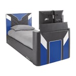 X ROCKER CERBERUS OTTOMAN TV LIFT GAMINGSÄNG BLÅ