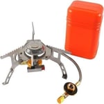 Portable Mini Outdoor Stove Compact Camping Hiking Fishing Gas Heater Cooker UK