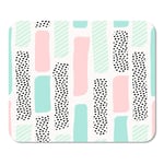 Mousepad Computer Notepad Office Brush Strokes in Pastel Pink Mint Green and Dots on White Creative and Modern Home School Game Player Computer Worker Inch