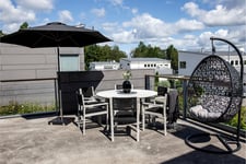 Venture Home Aurinkovarjo Leeds 300 cm Musta - Venture Home