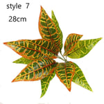 Artificial Plant Fake Leaf Green Grass Style 7