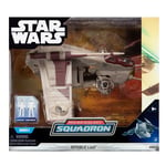Bizak Star Wars Micro Galaxy Squadron Canonnière d'assaut (LAAT) Véhicule Deluxe 18 cm avec Figurines de Soldats CLON (62610045)