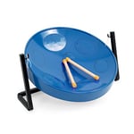 Jumbie Jam W1085 Table Top Steel Pan Kit - Beginner Steel Drum, Blue, 9.25 in*12.0 in*18.0 in