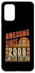 Coque pour Galaxy S20+ Awesome Since 2008 Édition limitée Anniversaire 2008 Vintage