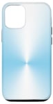 Coque pour iPhone 12/12 Pro Couleur bleu ciel simple minimaliste