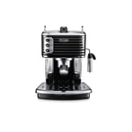 De'Longhi Scultura Traditional Barista Pump Espresso Machine, Coffee and Cappuccino Maker, ECZ351BK, Black