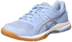 Asics Women’s Gel-Rocket 8 Volleyball Shoes, Blue (Airy Blue/silver/white), 7.5 UK