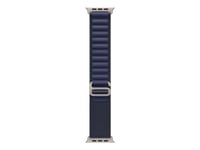 Apple - Slinga För Smart Klocka - 49Mm, Natural Titanium Finish - Liten Storlek - Marin