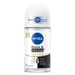 NIVEA Deo Black & White Silky Smooth Roll-On 50ml