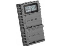 Nitecore Lader Usb-lader For 2x Sony-batteri Np-fm500h / Np-f730 / Np-f750 / Np-f770 / Np-f970 / Np-f550 + LCD-skjerm / Nitecore Usn3 Pro