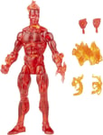 Hasbro Marvel Legends Series Retro Fantastic Four The Human Torch 6-inch Action 