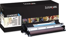 Lasertrumma Lexmark 0C540X32G Blå 30 000 sidor