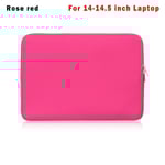 Laptopfodral i ROSE RED för 14-14,5 tum