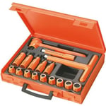 Coffret d'outils isolés 1000V - FACOM - S.401AVSE - 17 pièces - 12 pans et tournevis