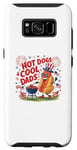 Galaxy S8 Patriotic Hot-Dogs And Cool Dads USA Case