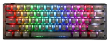 Ducky One 3 Aura Black Mini Gaming Tastatur, RGB LED - MX-Speed-Silver (US)