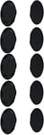 cyclingcolors 10x cache trou bouchon plastique 5mm à 35mm capuchon protection vis blanc noir gris marron meuble table chaise mur (Øtrou 35mm/Noir RAL 9005)