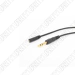 1/4" 6.35mm Male to 1/8" 3.5mm Female Headphone Jack Audio Extension Cable 1.5M