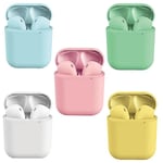 Vattentäta Bluetooth Sporthörlurar Headset Trådlösa hörlurar För Iphone Samsung, Xiaomi, Huawei, Oneplus grön green