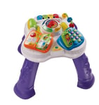VTech Play and Learn Baby Activity Table, Baby Play Centre, Educational Musical Toy with Shape Sorting, Sound Toy with Music Styles for Babies and Toddlers From 6 Months+, Purple,135 x 490 x 410 mm