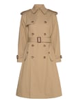 Double-Breasted Twill Trench Coat Trench Coat Rock Beige Polo Ralph Lauren