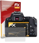atFoliX 3x Screen Protection Film for Canon EOS 250D matt&shockproof