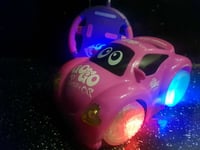 Beetle RC Pink Car Radio Remote Control Car - Musical Sound & Light (NEW BOXED)