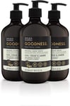 Baylis & Harding Goodness Oud, Cedar & Amber Natural Hand Wash 500ml Pack of 3.