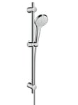 Hansgrohe myselect s 1jet shower set white/chrome 65 cm diy