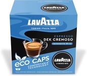 Lavazza A Modo Mio Dek Creamy Coffee Capsules (5 Packs of 16)