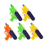 NUOBESTY 5pcs Water Blaster Toy Water Soaker Squirt Shooters Toys Summer Swimming Pool Beach Sand Outdoor Water Fighting Play Toys for Children Kids