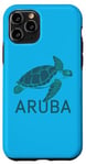 iPhone 11 Pro Sea Turtle Aruba One Happy Island beautiful sunset beach Case