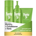 Plantur 39 Green Shampoo Conditioner Tonic Set for Coloured Stressed Hair 600 ml