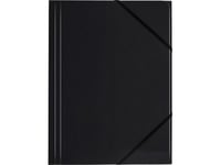 A4 Folder With Corner Rubber Band Black P6, Price Per 1Pc.