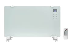 electriq 2000W Smart Wifi Alexa Designer Glass Panel Heater Slim Wall Mountable