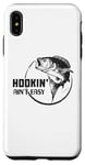 Coque pour iPhone XS Max hookin' ain't easy vintage fisherman funny fishing dad