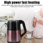 (Red)Electric Hot Water Boiler Electric Kettle 304 Stainless Steel High Power