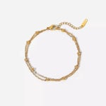 Celine Estelle Guldarmband med 18K förgyllning - 16+4 cm