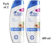 2 X HEAD&SHOULDERS Shampoo Dry Scalp Care With Almond Oil 400ml each