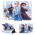 For Samsung Galaxy Tab A 8.0" 2019 SM-T290 T295 Flip Case Stand Up Kids Cover UK (Frozen Family All Characters)