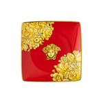 Bowl 12 Cm Square Flat, Medusa Rhapsody Red