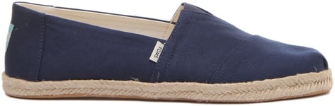 Toms Alpargata Rope Mens Slip On Espadrille In Blue Size UK 7 - 12