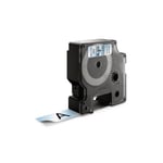 Tape DYMO D1 19mm svart på klar