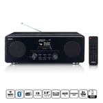 Internet / DAB+ / FM-radio med CD-spelare och Bluetooth Black