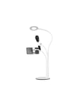 Deltaco 3-IN-1 Selfie Ring Lamp With Phone and Mic