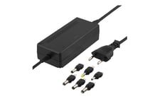 DELTACO - strömadapter - 5-15V DC, 3A, 6 tips - 36 Watt