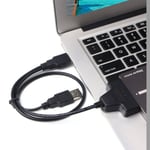 Dobbel USB 2.0 til SATA harddisk 2.5" HDD / SSD adapter