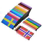 Korthållare med RFID-skydd . Pop-up . Sverige Flagga Sverige Flagga