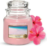 Yankee Candle Scented Candle | Pink Sands Medium Jar Candle| Burn Time: up to 75